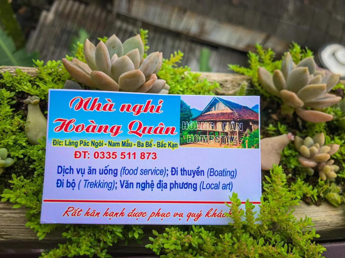 Hoang Quan Homestay Ba Be Exteriör bild